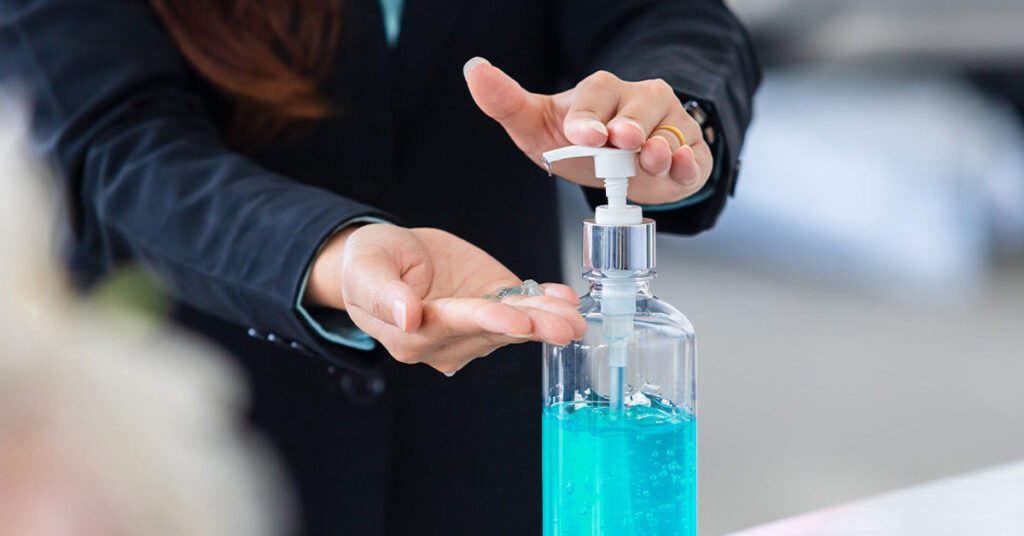 Hand sanitizer overuse
