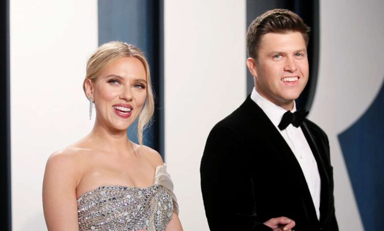 Scarlett Johansson & Colin Jost