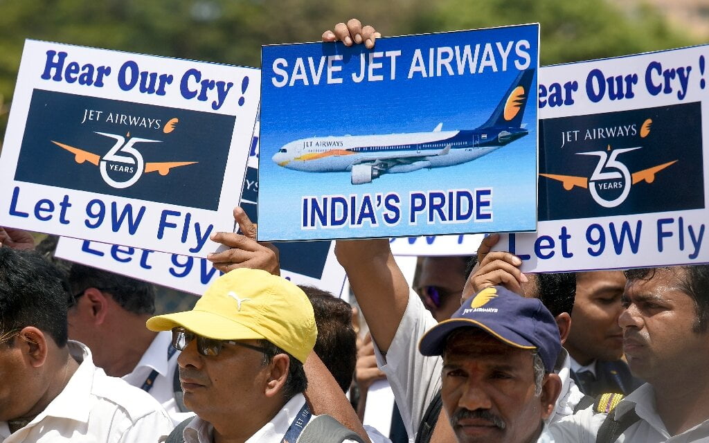 Jet Airways employee strike