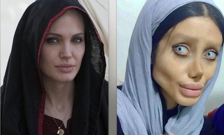 Angelina Jolie and Sahar Tabar