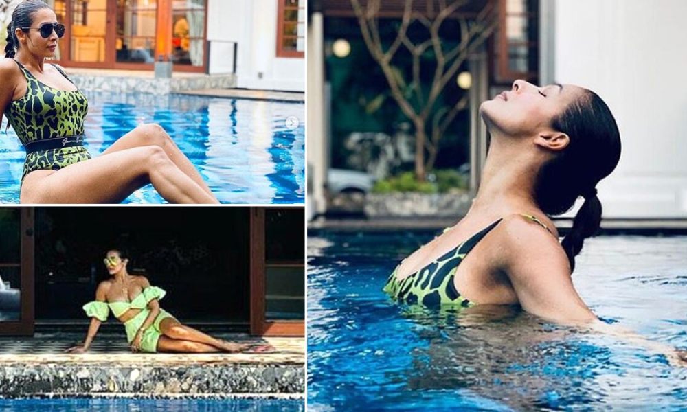 Malaika Arora bikini hot photos in goa beach