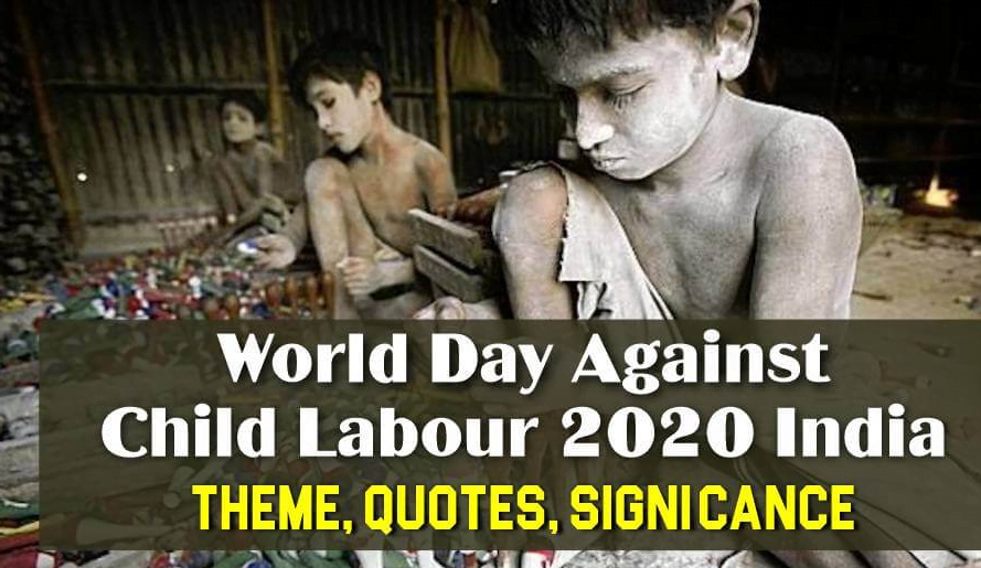 World Day Against Child Labor 21 Theme Poster And Quotes Trendy Bapu