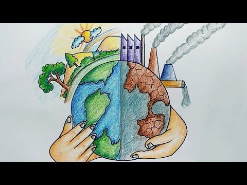 world environment day drawing