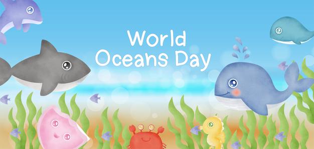 world ocean day poster 8th june 2021