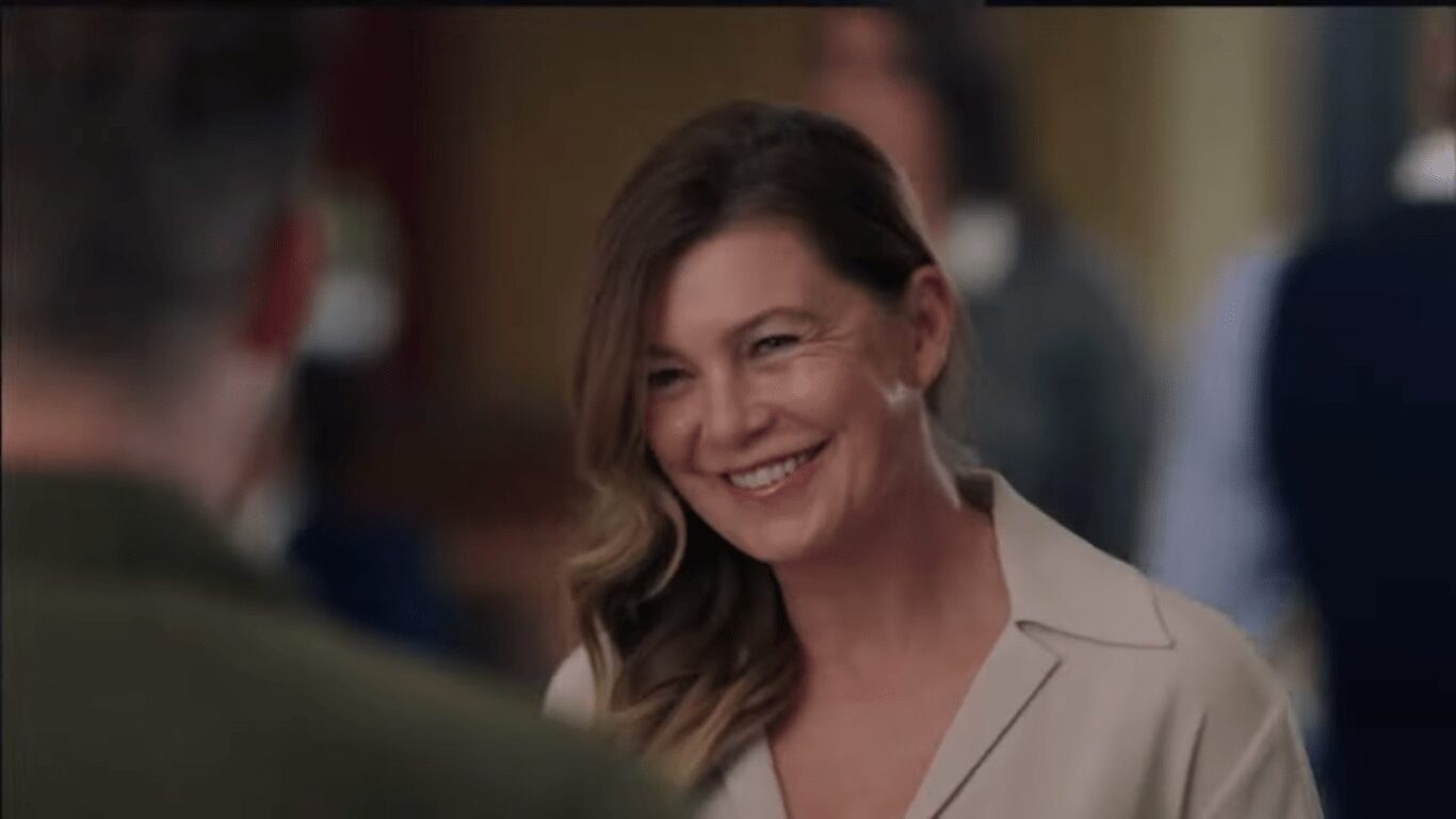 Meredith Grey from Grey's Anatomy Season 18.