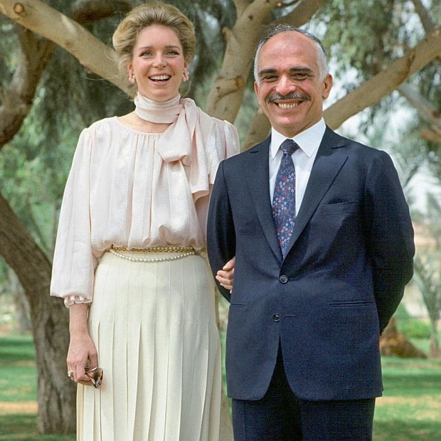 King Hussein is 16 years older than Queen Noor.