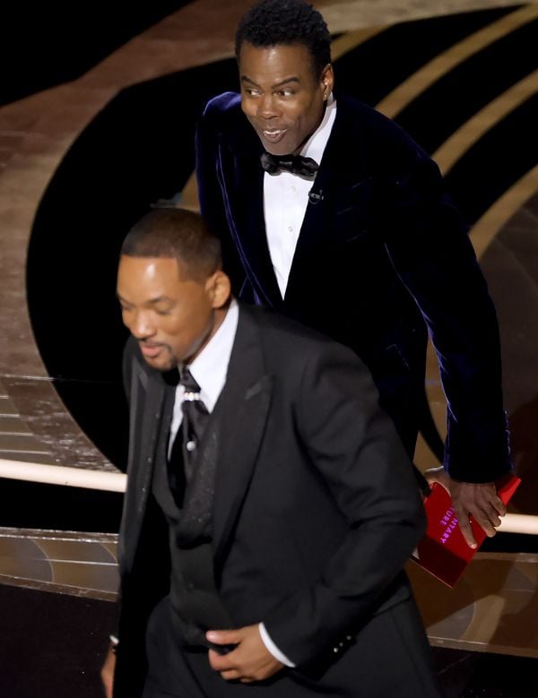 will smith, chris rock, oscars, oscars 2022, klap, wrestling, ruzie, academy awards