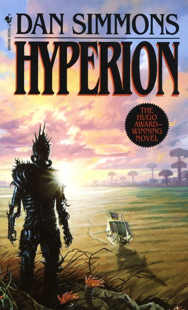 hyperion, book cover, sci fi