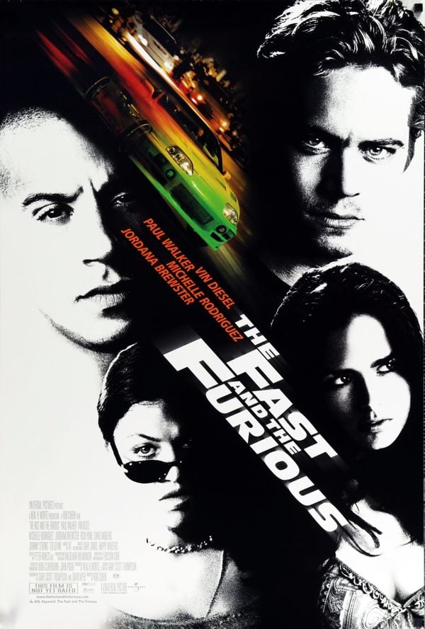 Fast and Furious movie poster