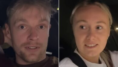 Photo of Enzo Knol and his girlfriend Myron pulled over after driving ‘anti-socially fast’, vlogger thinks it’s unreasonable |  show