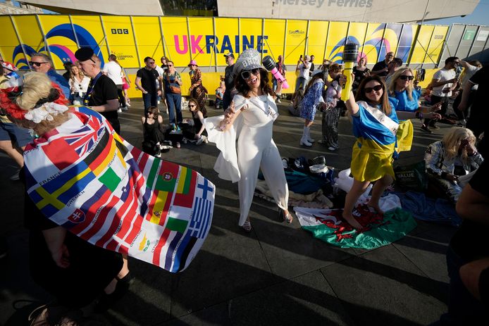Ukraine was not forgotten for a moment in Liverpool.