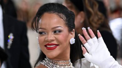 Photo of Rihanna shares shocking baby bump photos to celebrate the fifth anniversary of her lingerie brand |  show